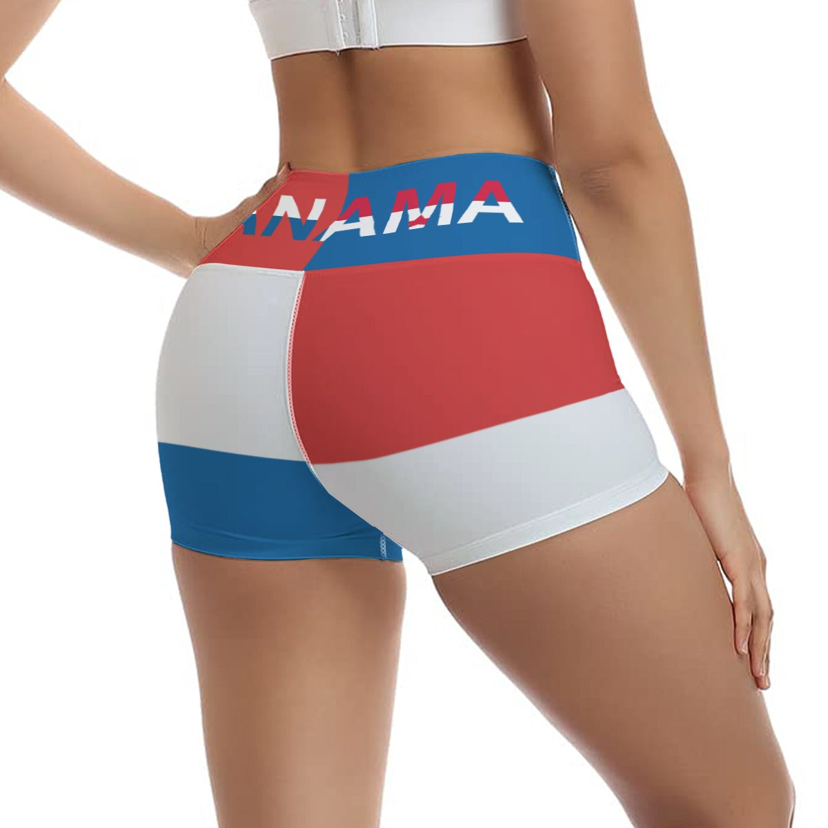 Short Deportivo Panama Bandera Slim Fit Mujer