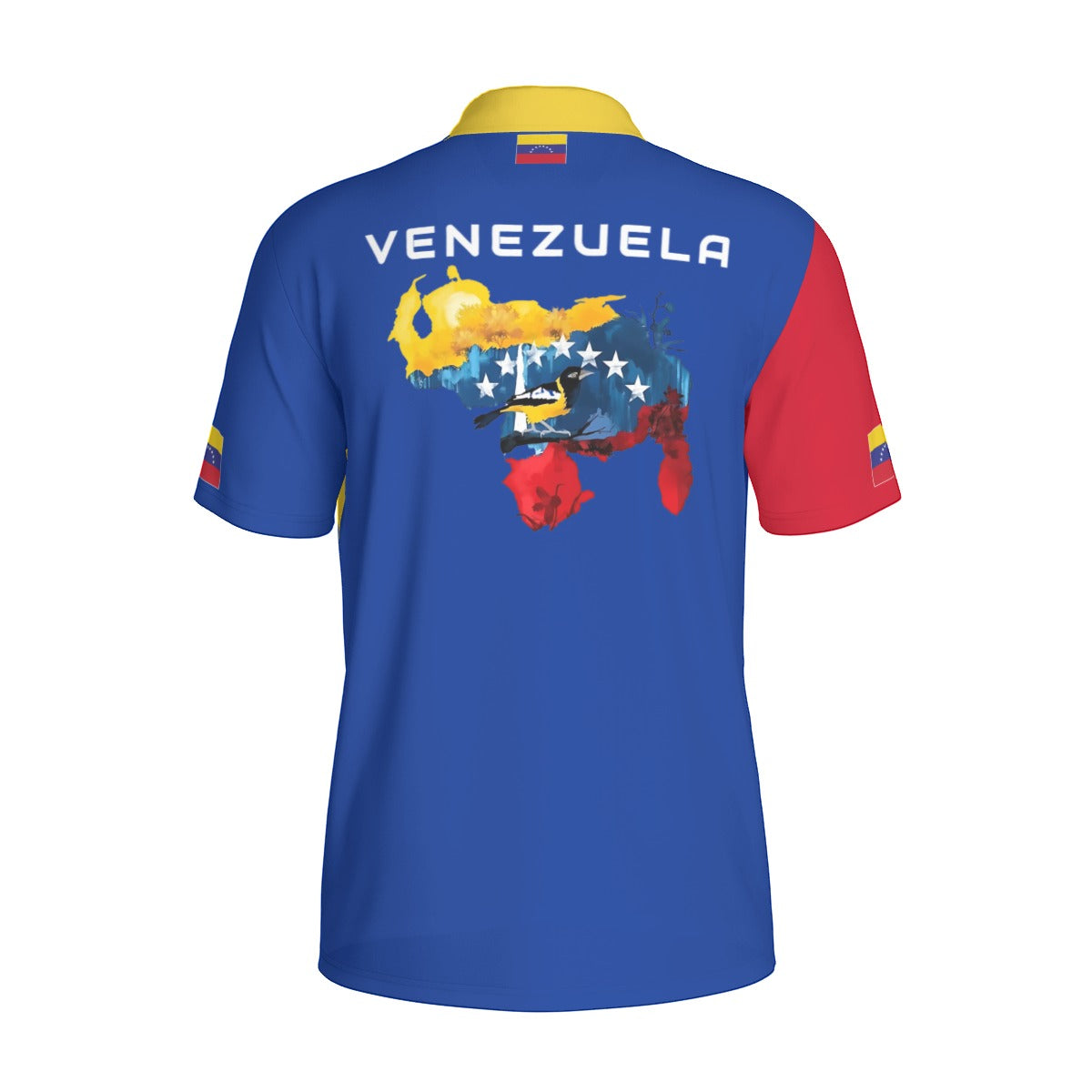 Camisa Polo Venezuela Escudo Patriótica – Mapa y Tricolor Nacional Hombre