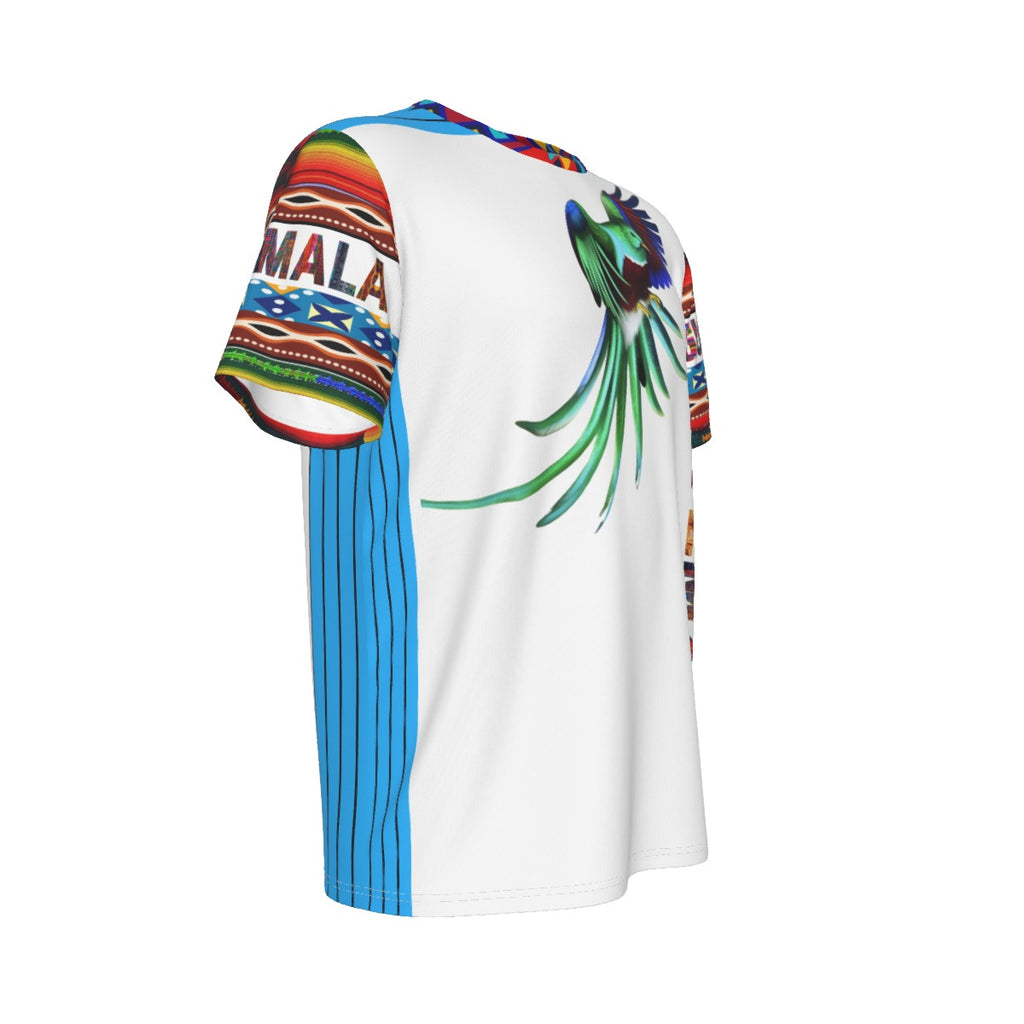 Camiseta Guatemala Quetzal Streetwear – Espíritu Maya Neck Sports T-Shirt Hombre
