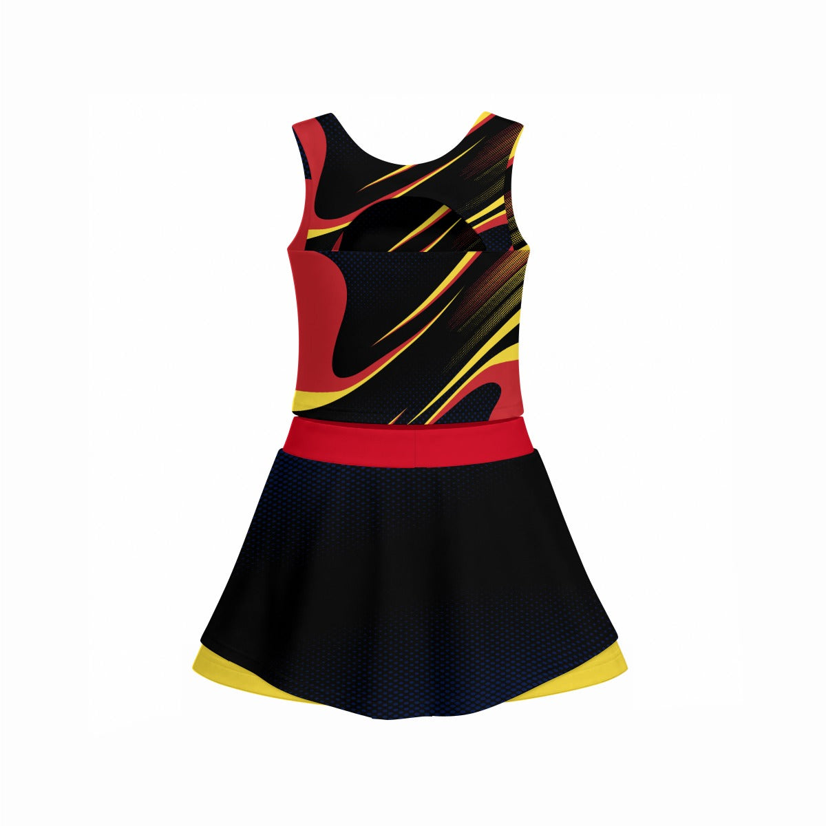 Set Deportivo de Venezuela de Falda con Short Integrado y Top Premium para Mujer