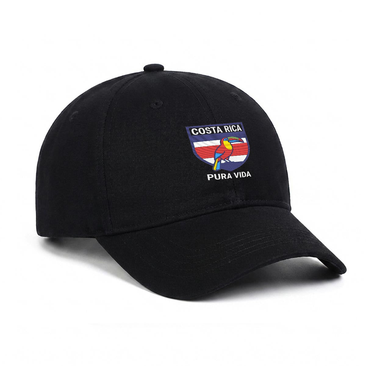 Gorra de Costa Rica Bordada Premium Pura Vida de Algodón Estilo Casual