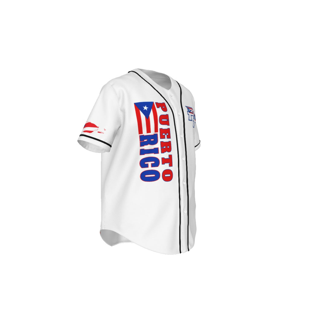 Camiseta Tipo Jersey Puerto Rico Personalizable con Nombre y Número