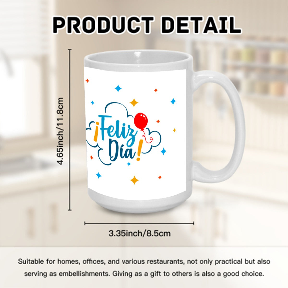 Taza 15 Onz Papá La Única Profesión – Mug Feliz Día del Padre Diseño Especial
