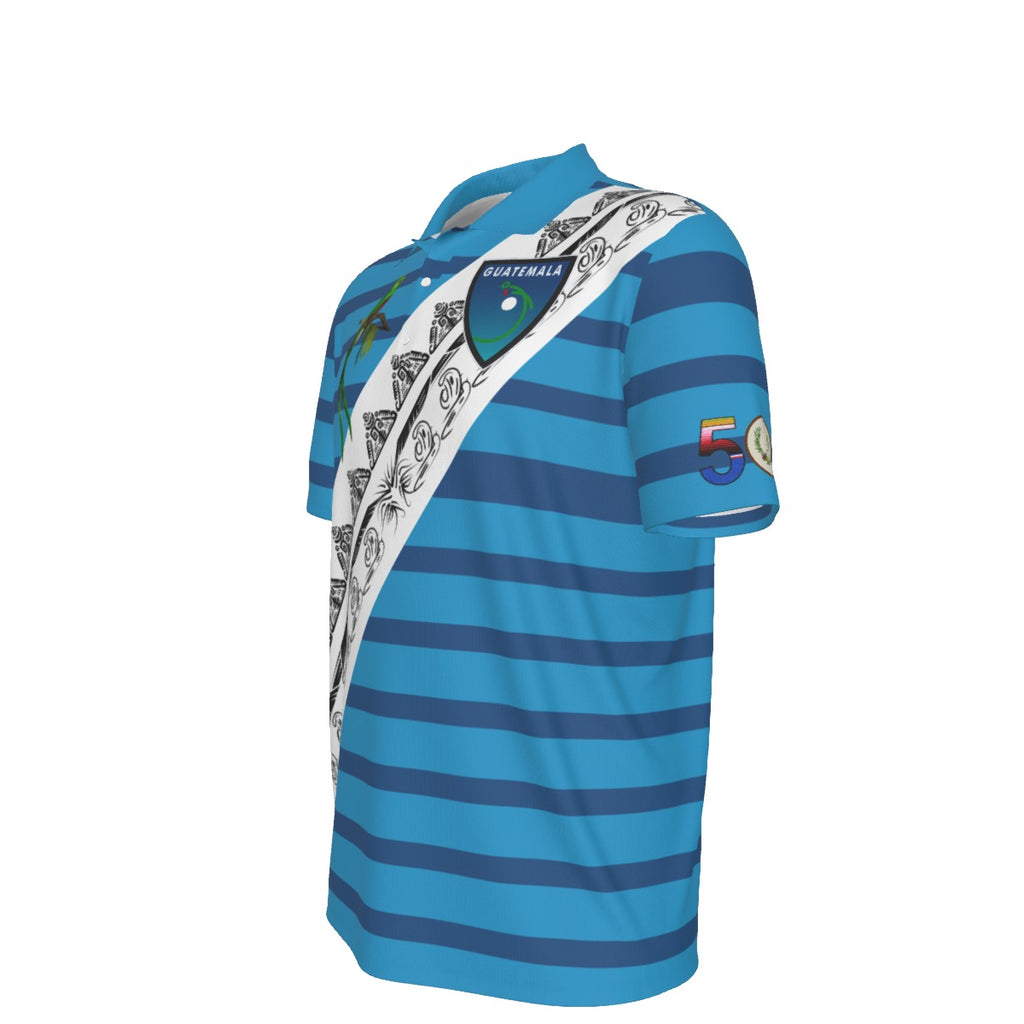 Camisa Polo Guatemala – Quetzal y Patrón Cultural Hombre