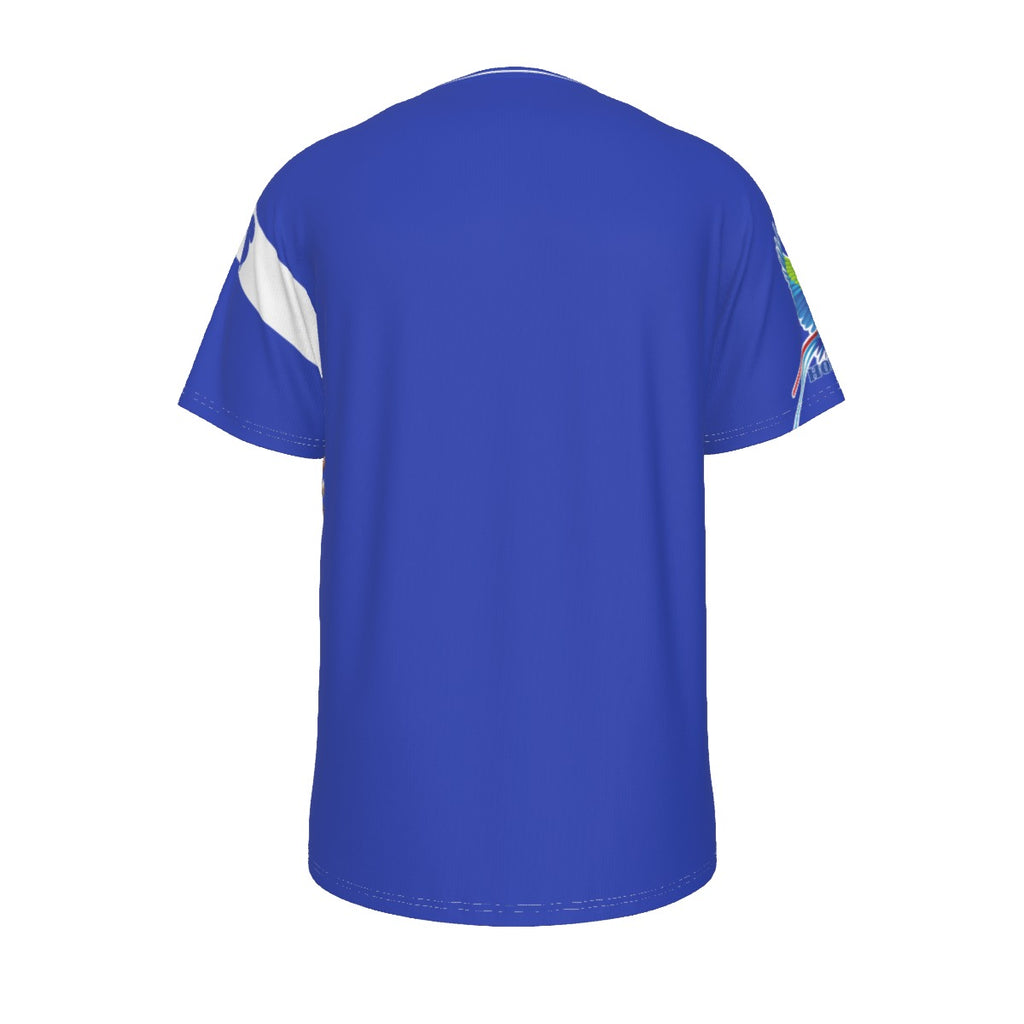 Camiseta Honduras Escudo Nacional y Guacamaya Azul Unisex