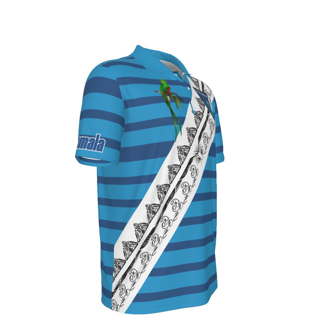 Camisa Polo Guatemala – Quetzal y Patrón Cultural Hombre