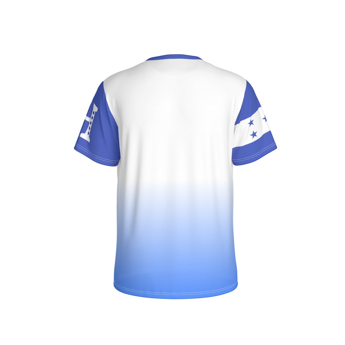 Camiseta Honduras Orgullo Nacional Degradado Azul Unisex