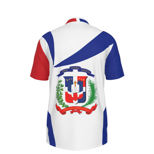 Camisa Polo República Dominicana – Mapa y Escudo Nacional Unisex