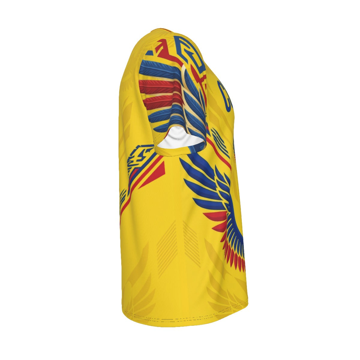 Camiseta Colombia Premium con Diseño de Cóndor Tricolor y Arte Precolombino