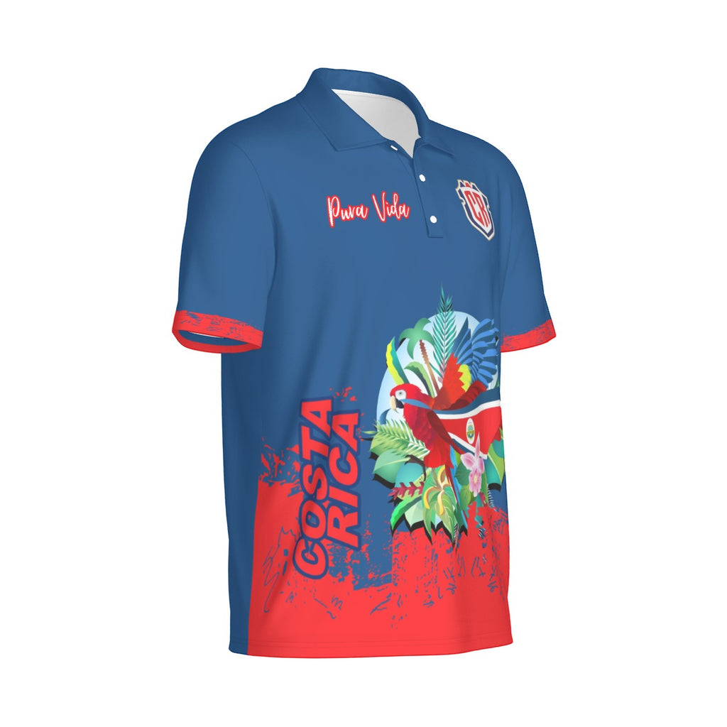 Camiseta Tipo Polo Costa Rica Streetwear – Pura Vida Urbana (Hombre)