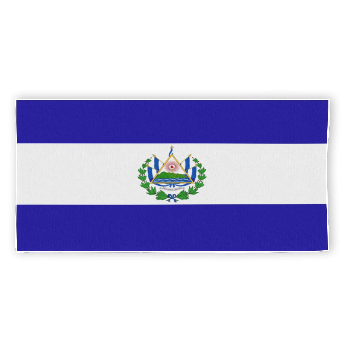 Toalla de Playa El Salvador Poliéster Diseño Bandera Salvadoreña