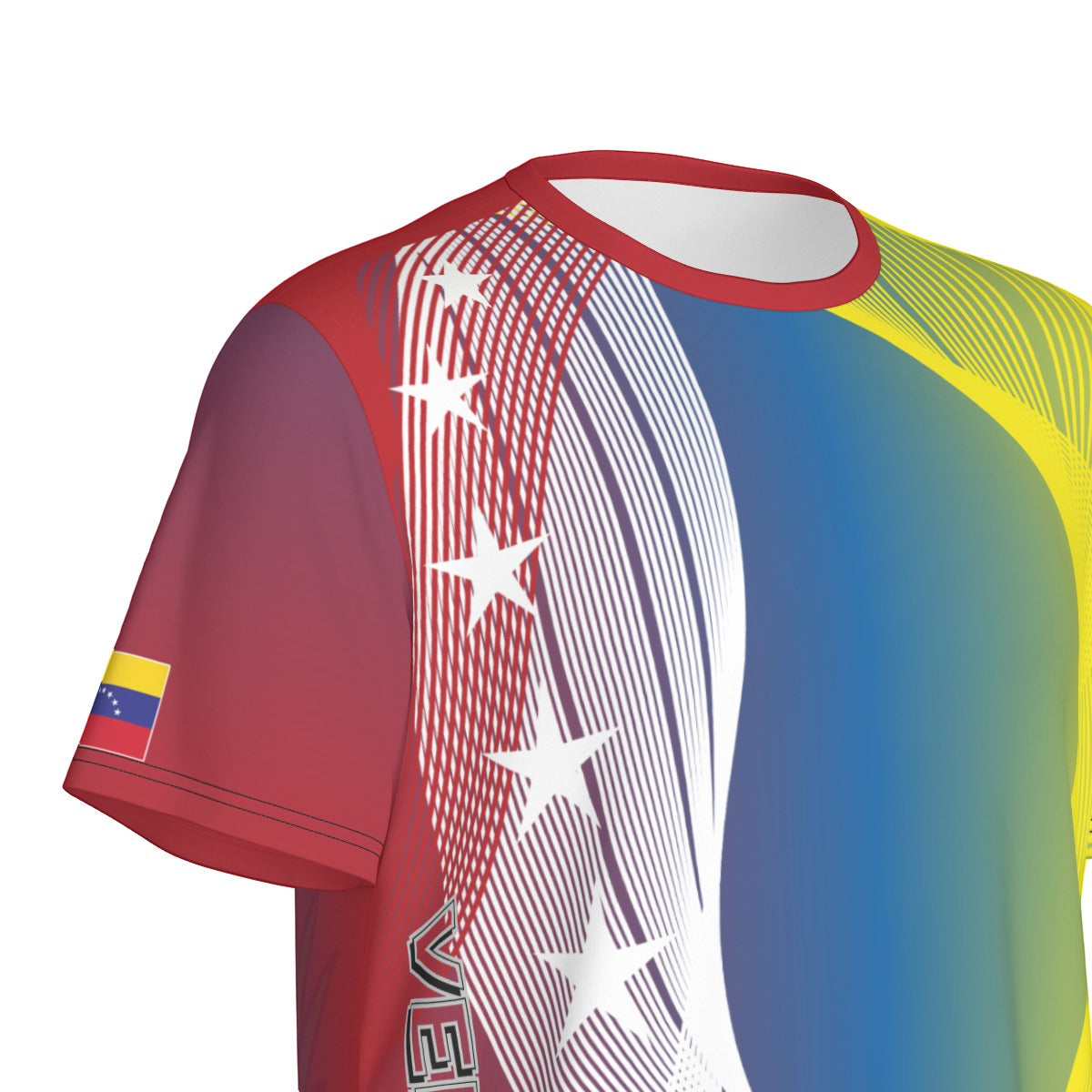 Camiseta Venezuela Escudo Patrio Tricolor – Identidad en Movimiento Unisex