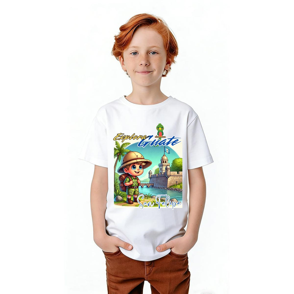 Camiseta Infantil Explora Guatemala San Felipe Diseño Infantil