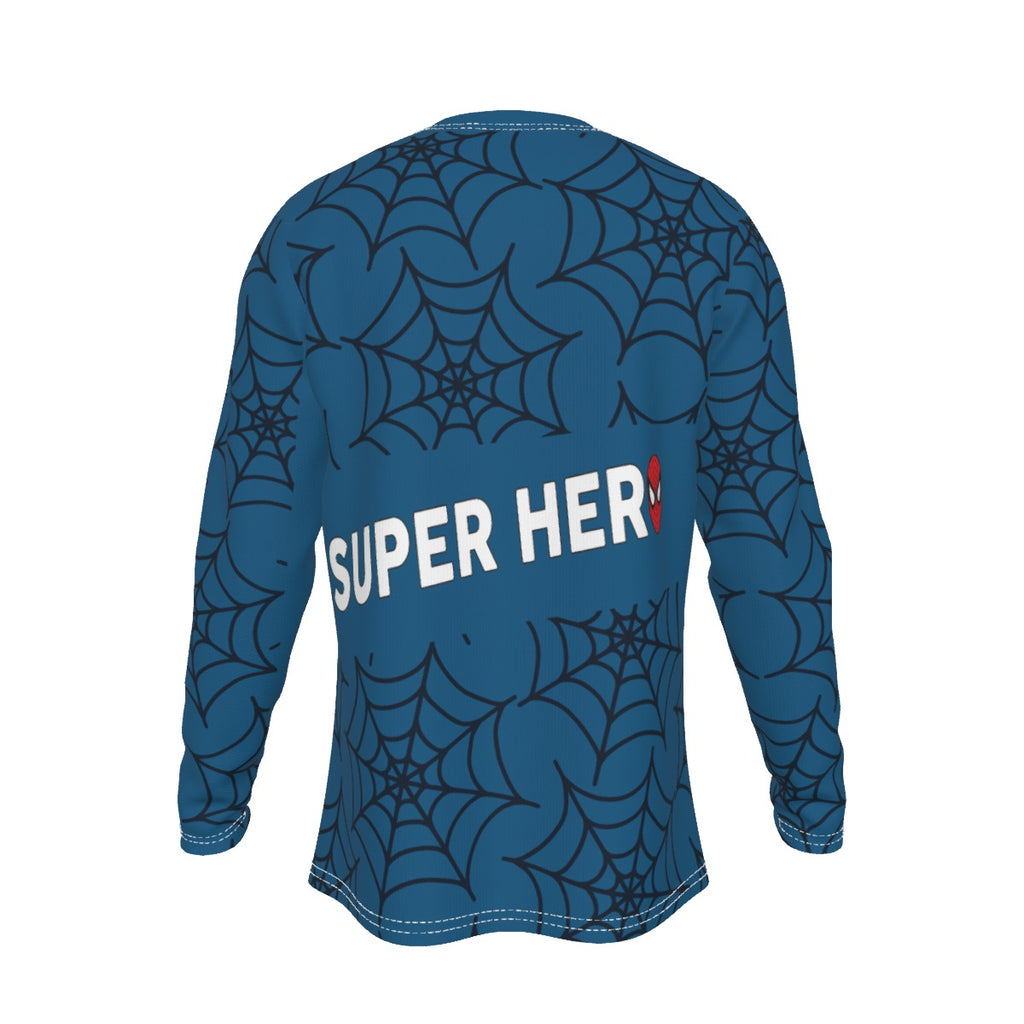 Camiseta Urbana Manga Larga Superhéroe Ágil – Estilo Heroico Hombre