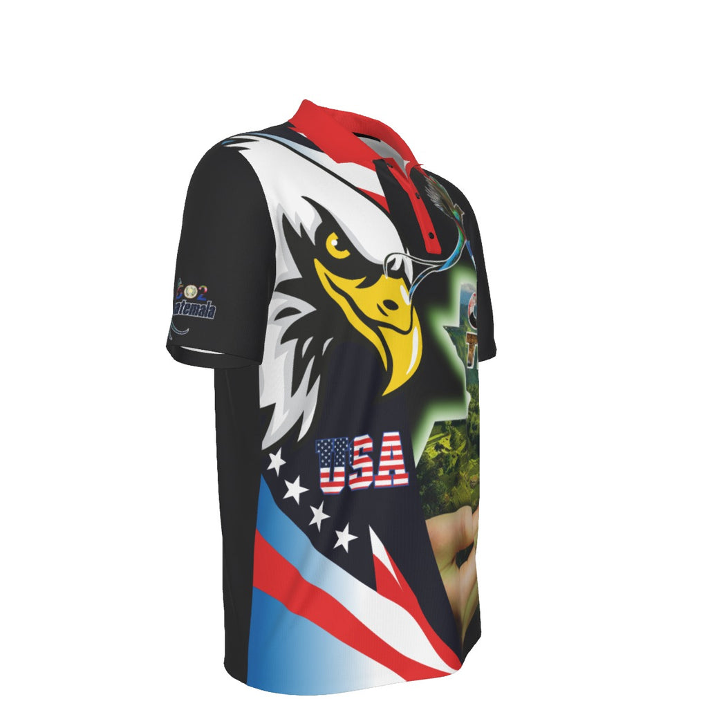 Polo Guatemala Orgullo Doble Nacionalidad USA Hombre