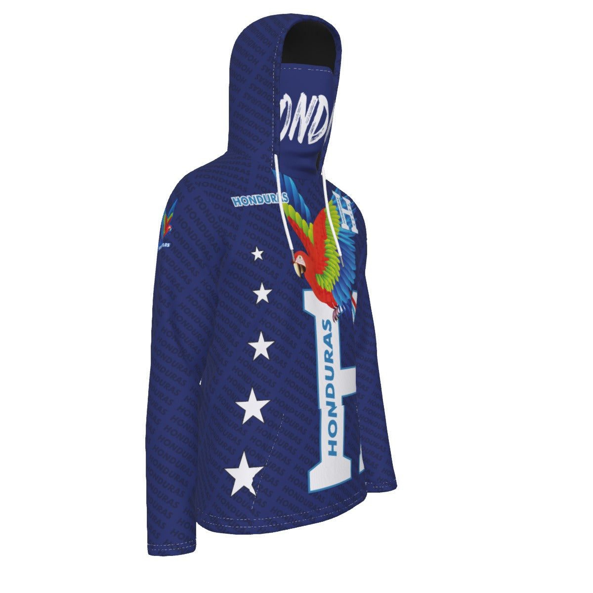 Sudadera con Capucha y Mascara Fleece Hoodie Honduras Ave Nacional Hombre