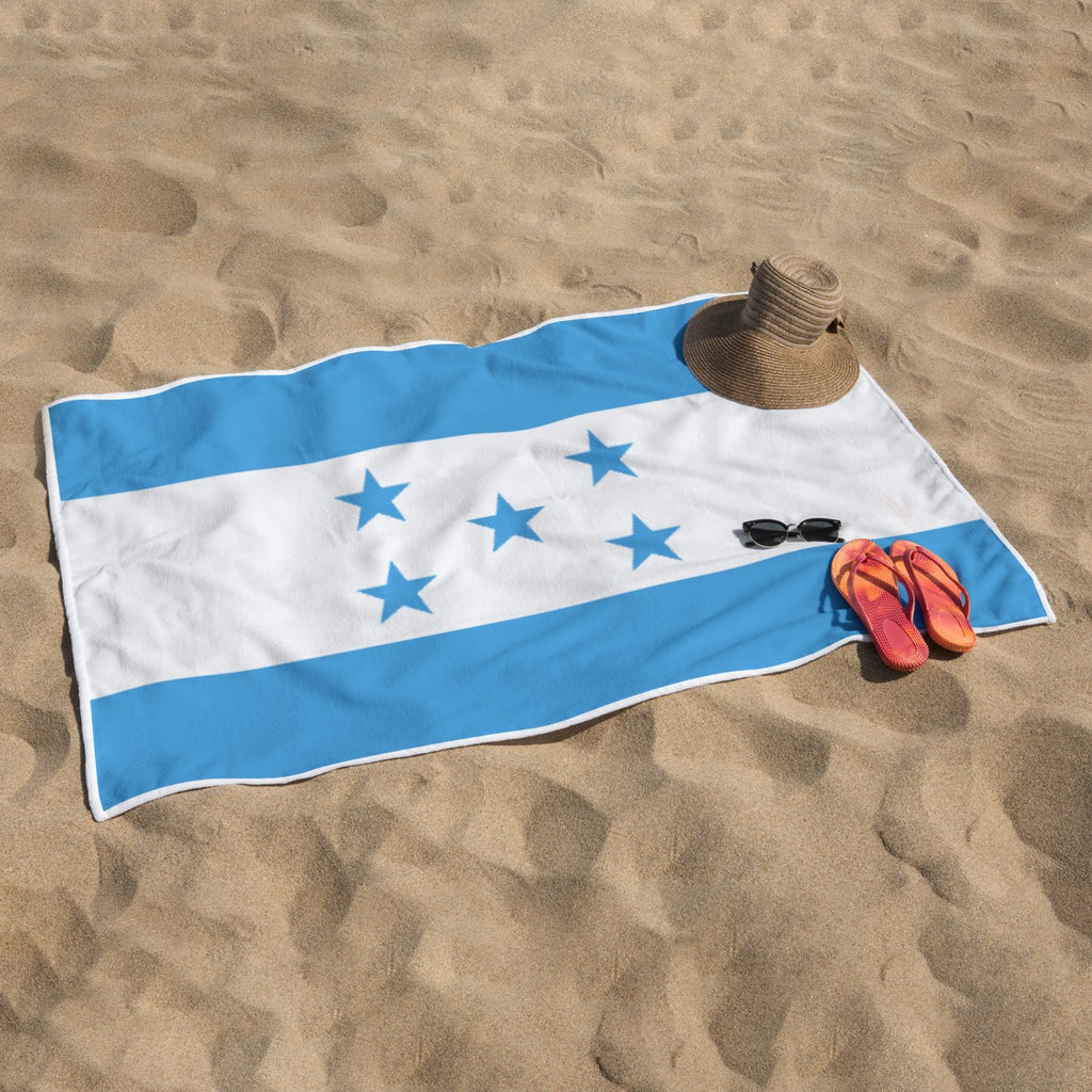 Toalla de Playa Honduras Poliéster Diseño Bandera Hondureña
