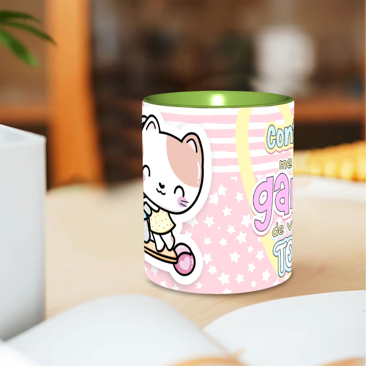 Tumbler -TazaContigo Me Dan Ganas de Vivirlo Todo – Colección San Valentin
