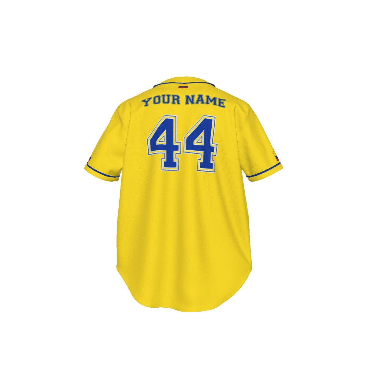 Jersey Béisbol Colombia Personalizable Estilo Deportivo Nombre y Números