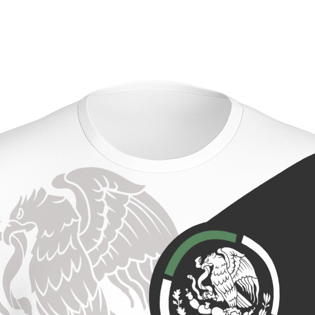 Camiseta México Escudo Nacional y Arte Prehispánico Unisex