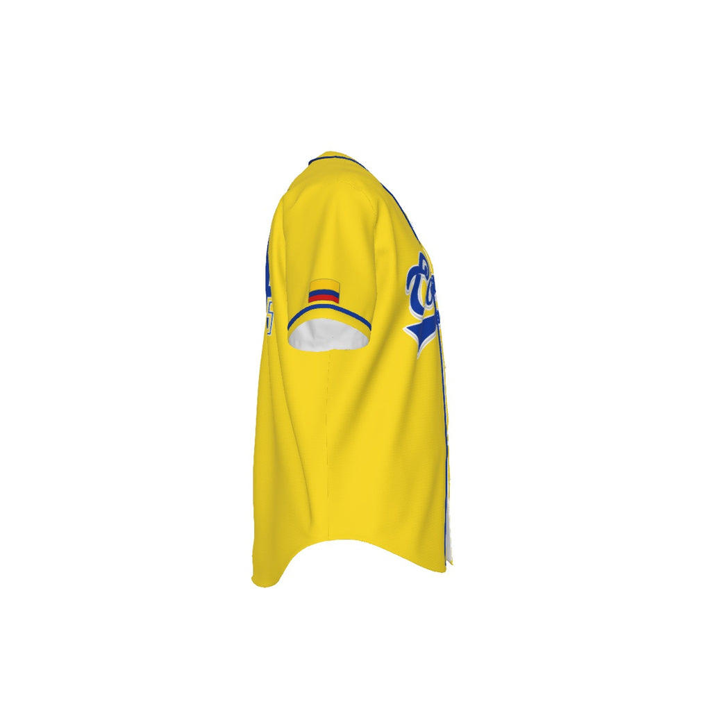 Jersey Béisbol Colombia Personalizable Estilo Deportivo Nombre y Números