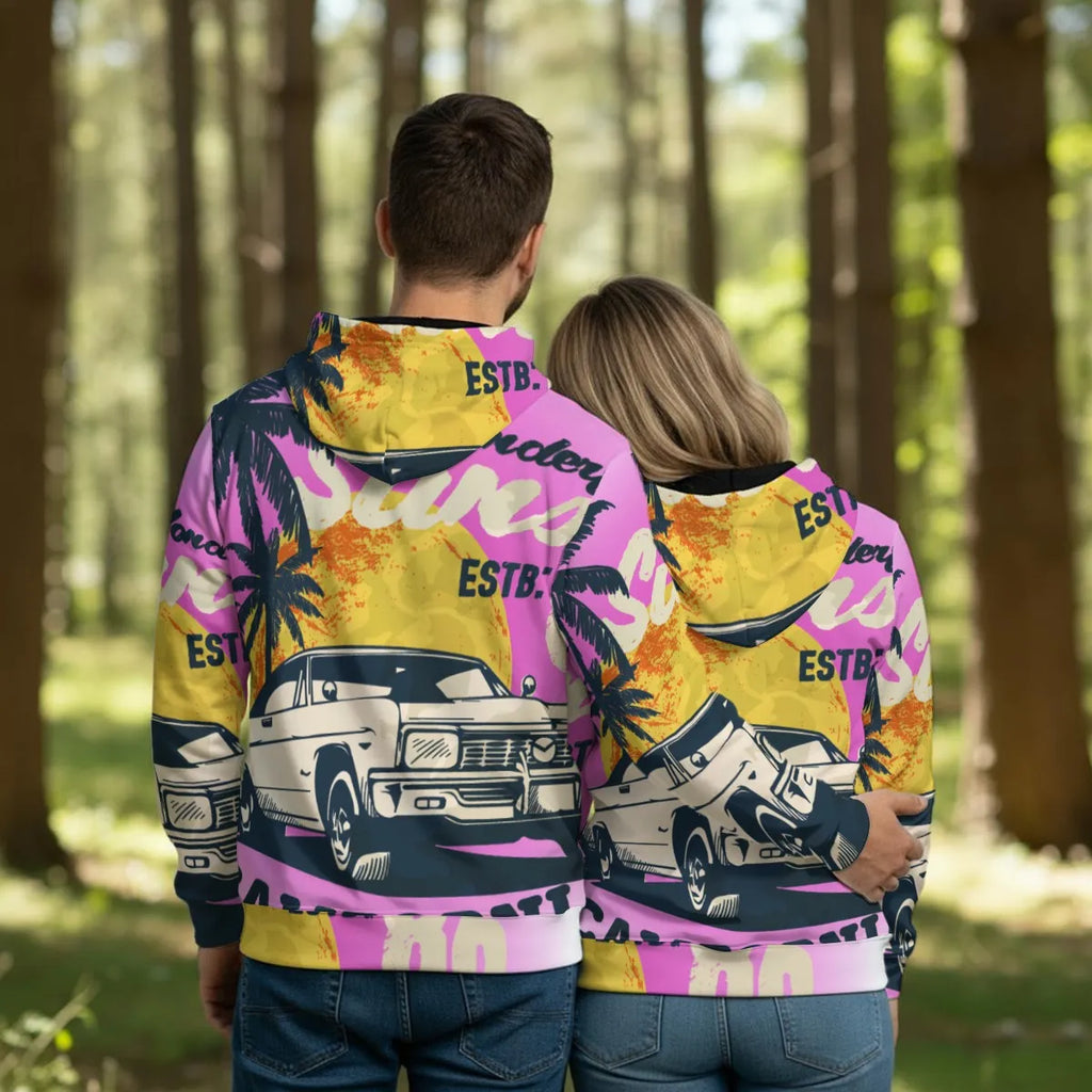 Sudadera Hoodie California Retro Long Beach – Interior Afelpado