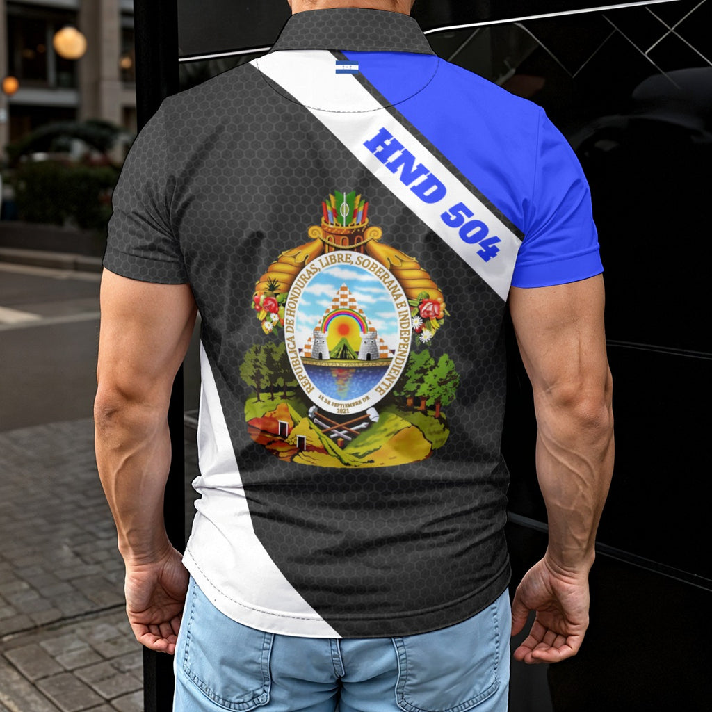 Polo Honduras 504 con escudo nacional