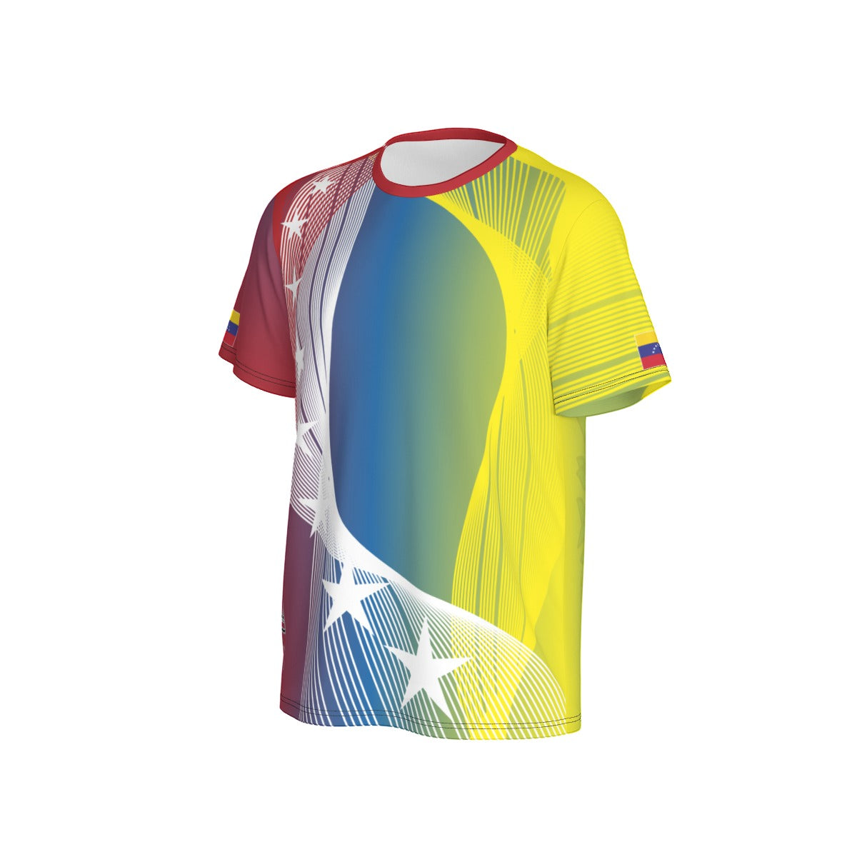 Camiseta Venezuela Escudo Patrio Tricolor – Identidad en Movimiento Unisex