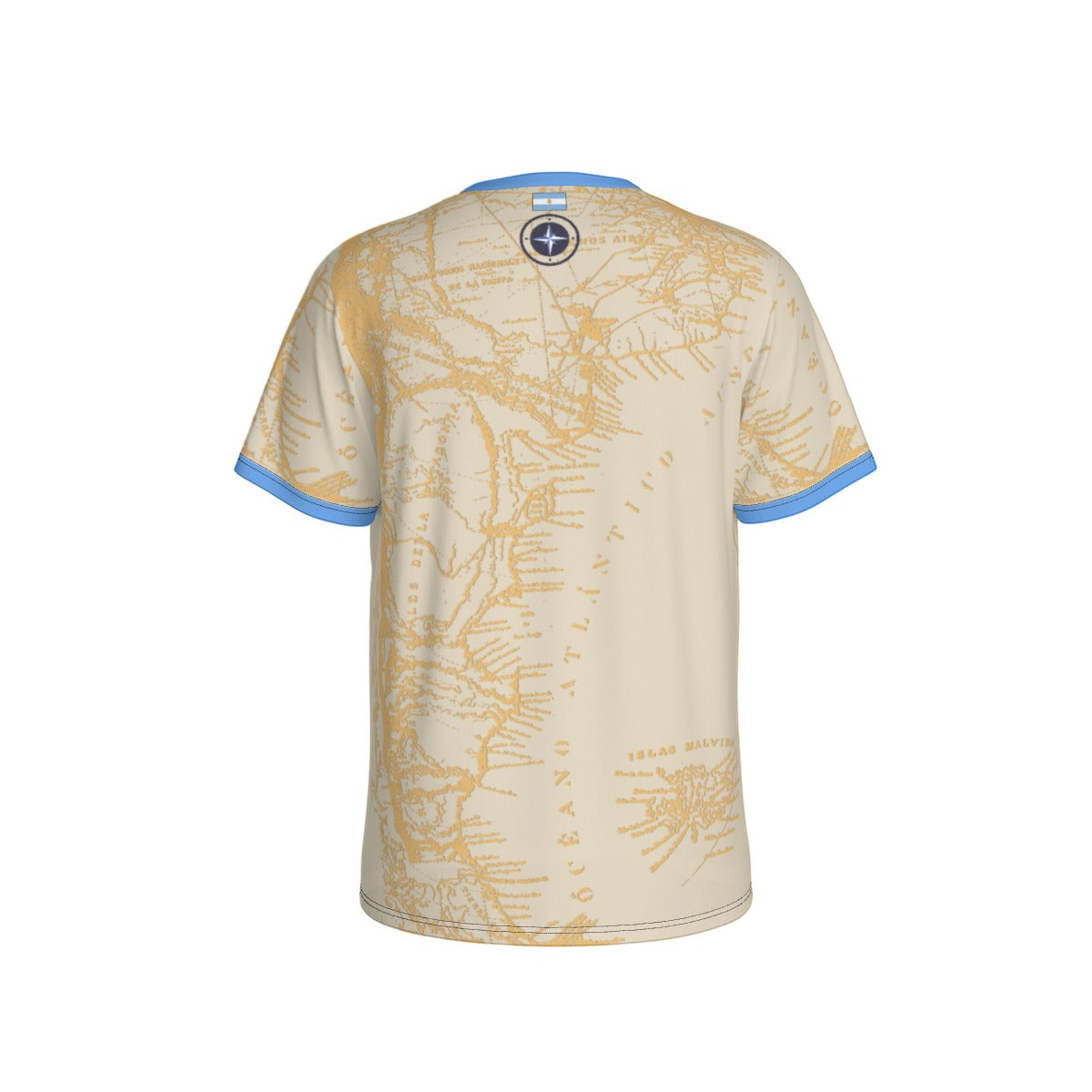 Camiseta Argentina Streetwear Mapa Nacional – Hombre