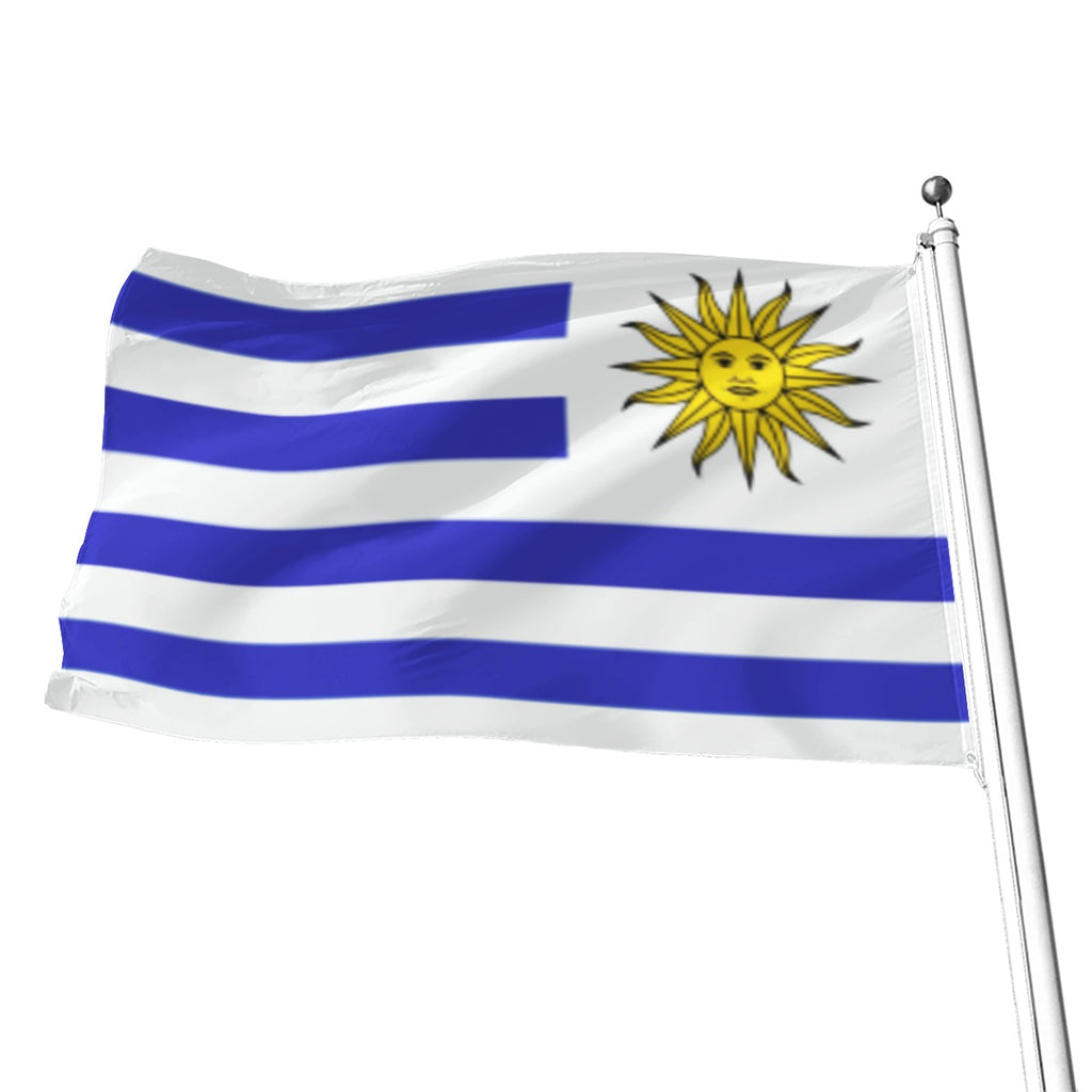 Bandera de Uruguay decorativa de poliéster