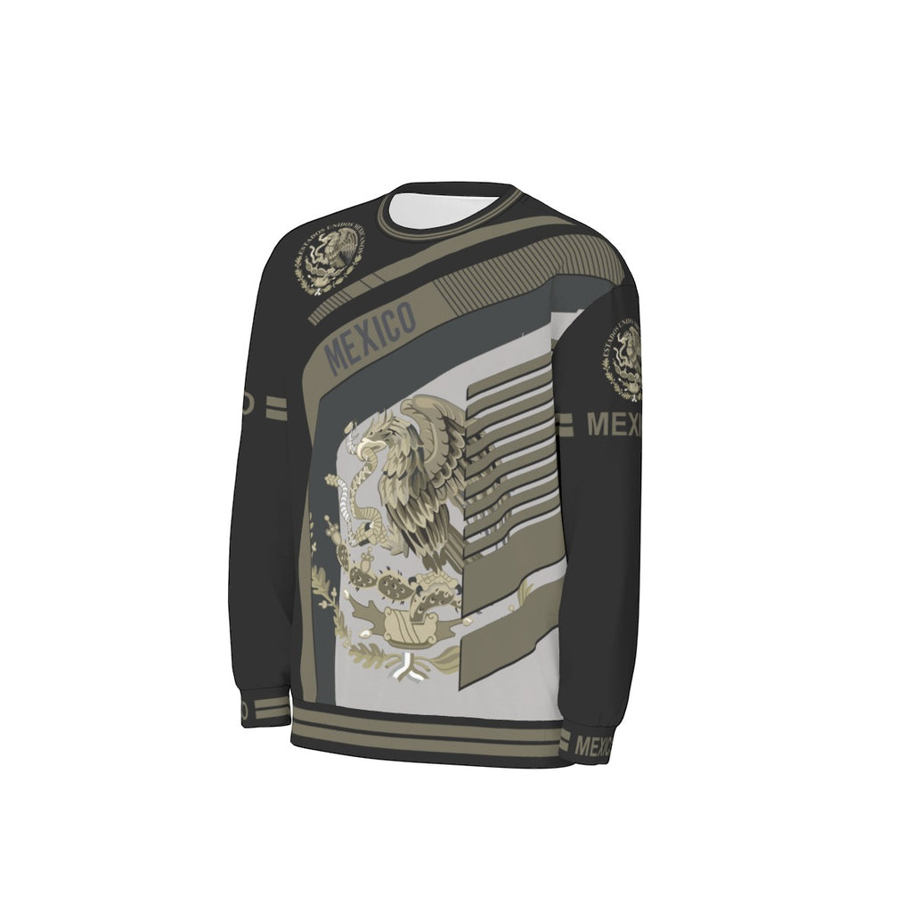 Camiseta Manga Larga Mexico Aguila Imperial Oversize Dropped Shoulders Hombre