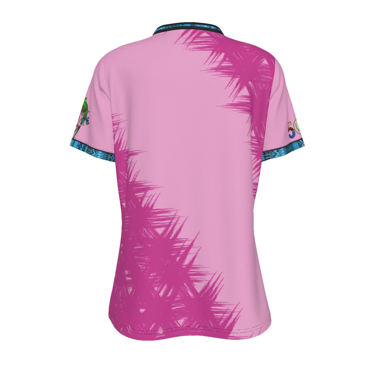 Camisa Guatemala Ave Nacional Banda Textil Rosa Mujer