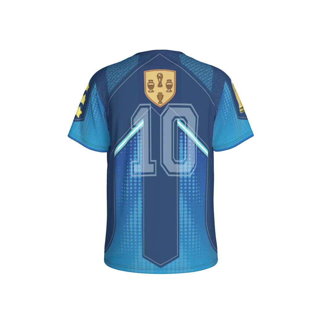 Camiseta Argentina Campeones del Mundo | Jersey fan fútbol con diseño número 10
