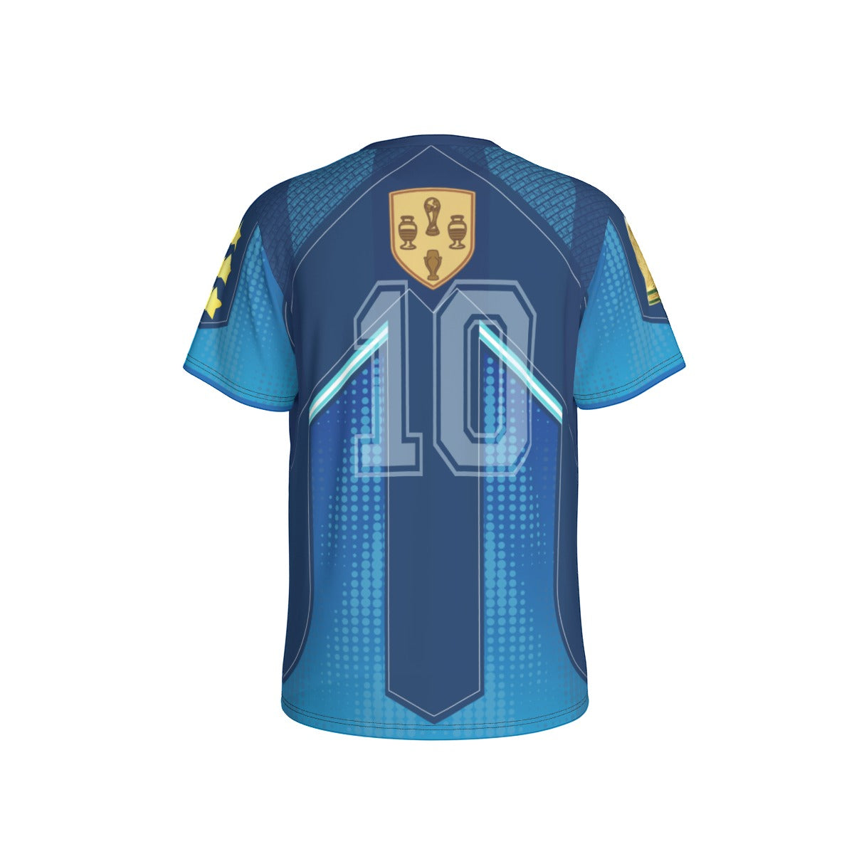 Camiseta Argentina Campeones del Mundo | Jersey fan fútbol con diseño número 10