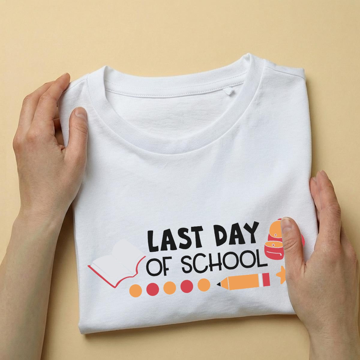 T-shirt enfant « Dernier jour d’école »