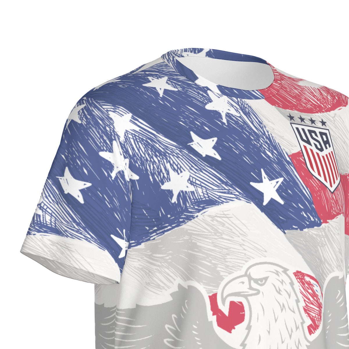 Camisa USA Eagle Patriótica Streetwear – American Freedom Hombre
