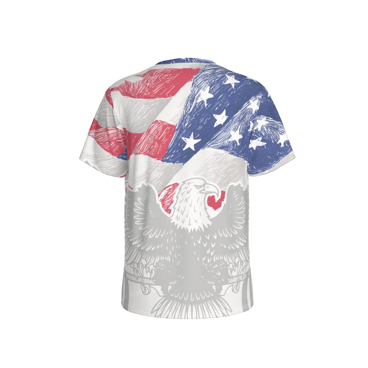 Camisa USA Eagle Patriótica Streetwear – American Freedom Hombre
