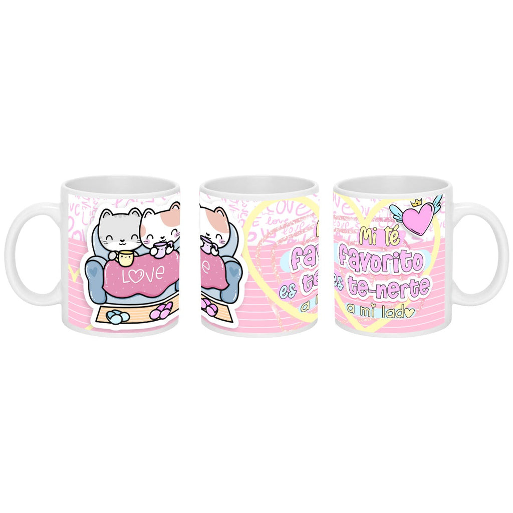 Mug isotherme - Tasse Mon thé préféré, c'est de t'avoir à mes côtés – Collection Saint-Valentin