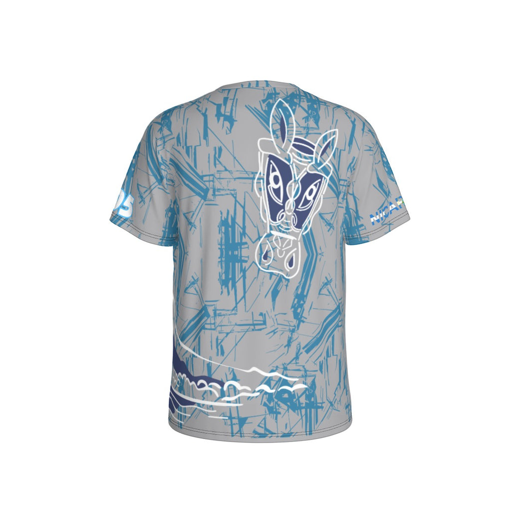 Camiseta Nicaragua Streetwear Simbolos Nacionales  – Espíritu Azul Hombre