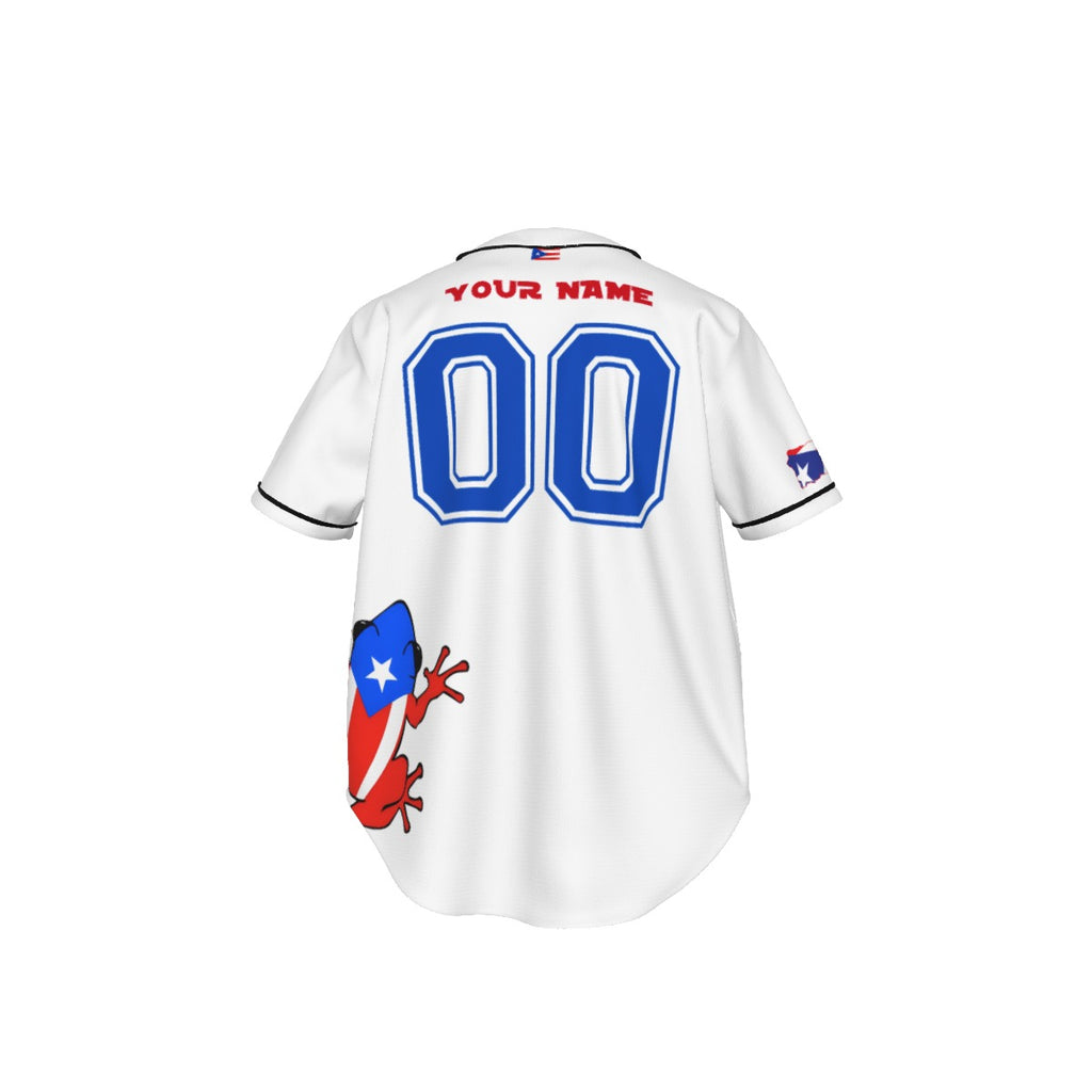 Camiseta Tipo Jersey Puerto Rico Personalizable con Nombre y Número