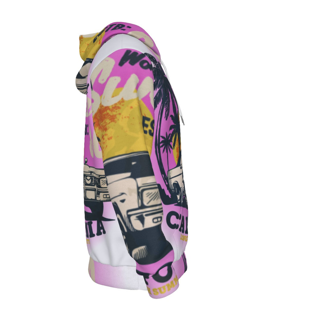Sudadera Hoodie California Retro Long Beach – Interior Afelpado