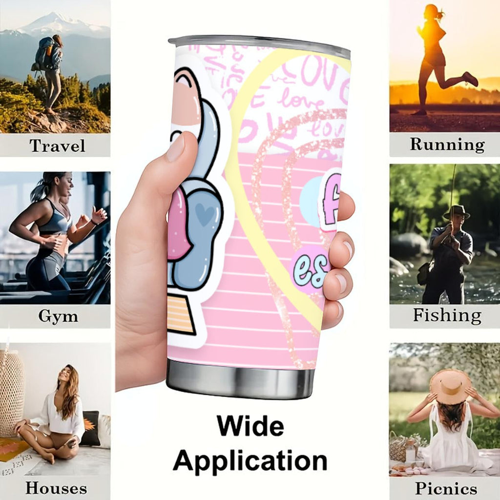 Tumbler - Taza Mi Té Favorito es Tenerte a Mi Lado – Colección San Valentin