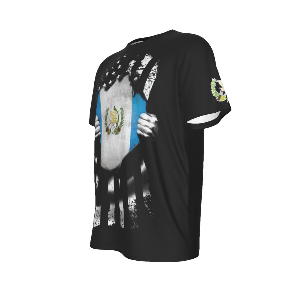 Camiseta Guatemala Orgullo Nacional Usa & Raíces Guatemala