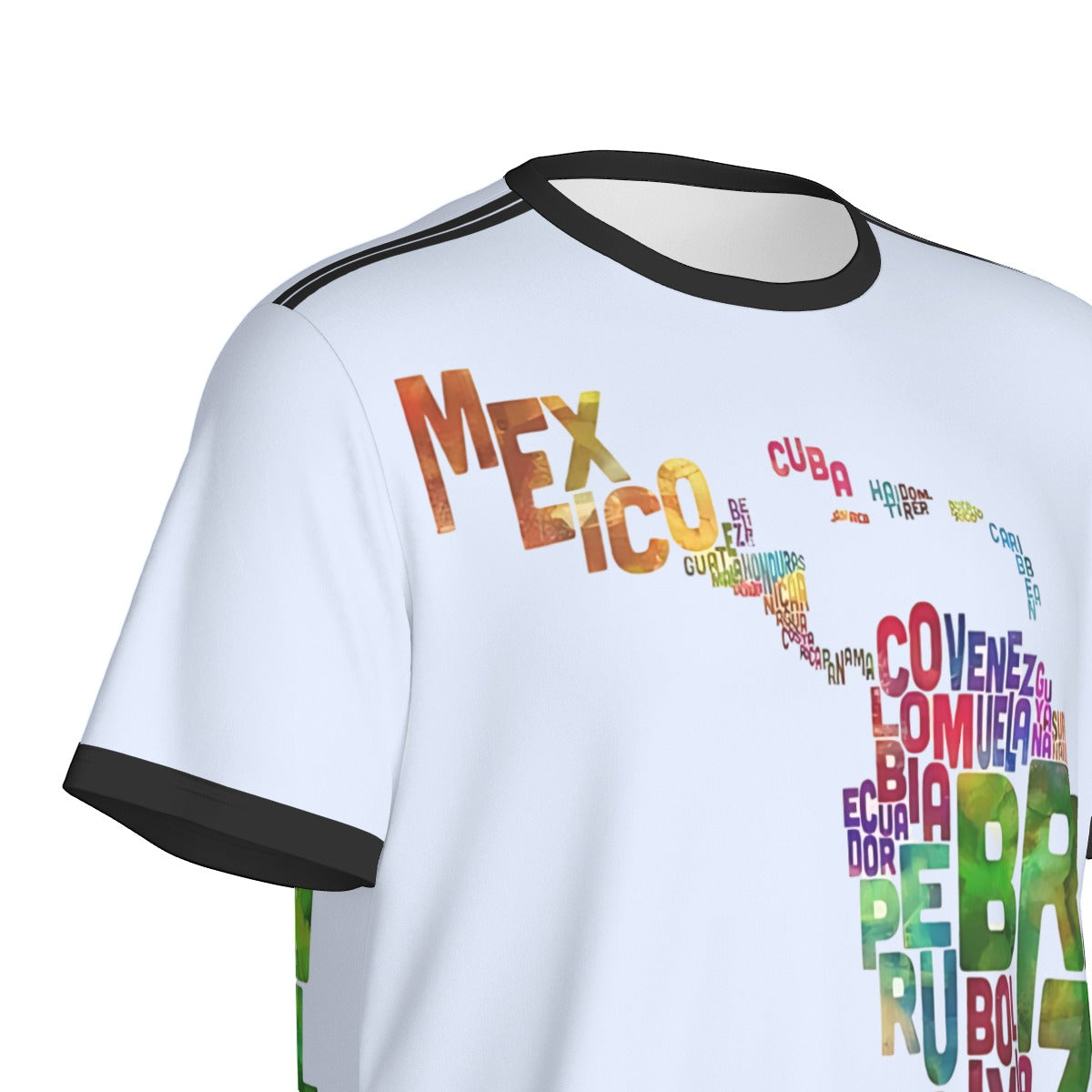 Camiseta Mapa Latinoamérica – Identidad Cultural Unisex