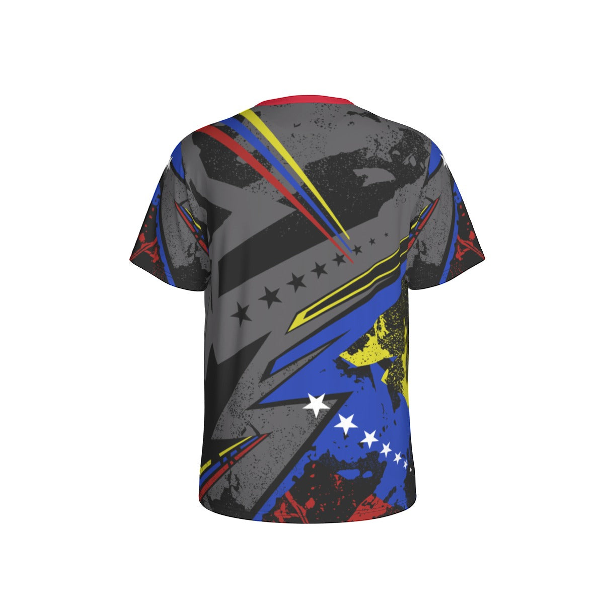 Camiseta Venezuela Streetwear Tricolor – Energía Urbana Hombre
