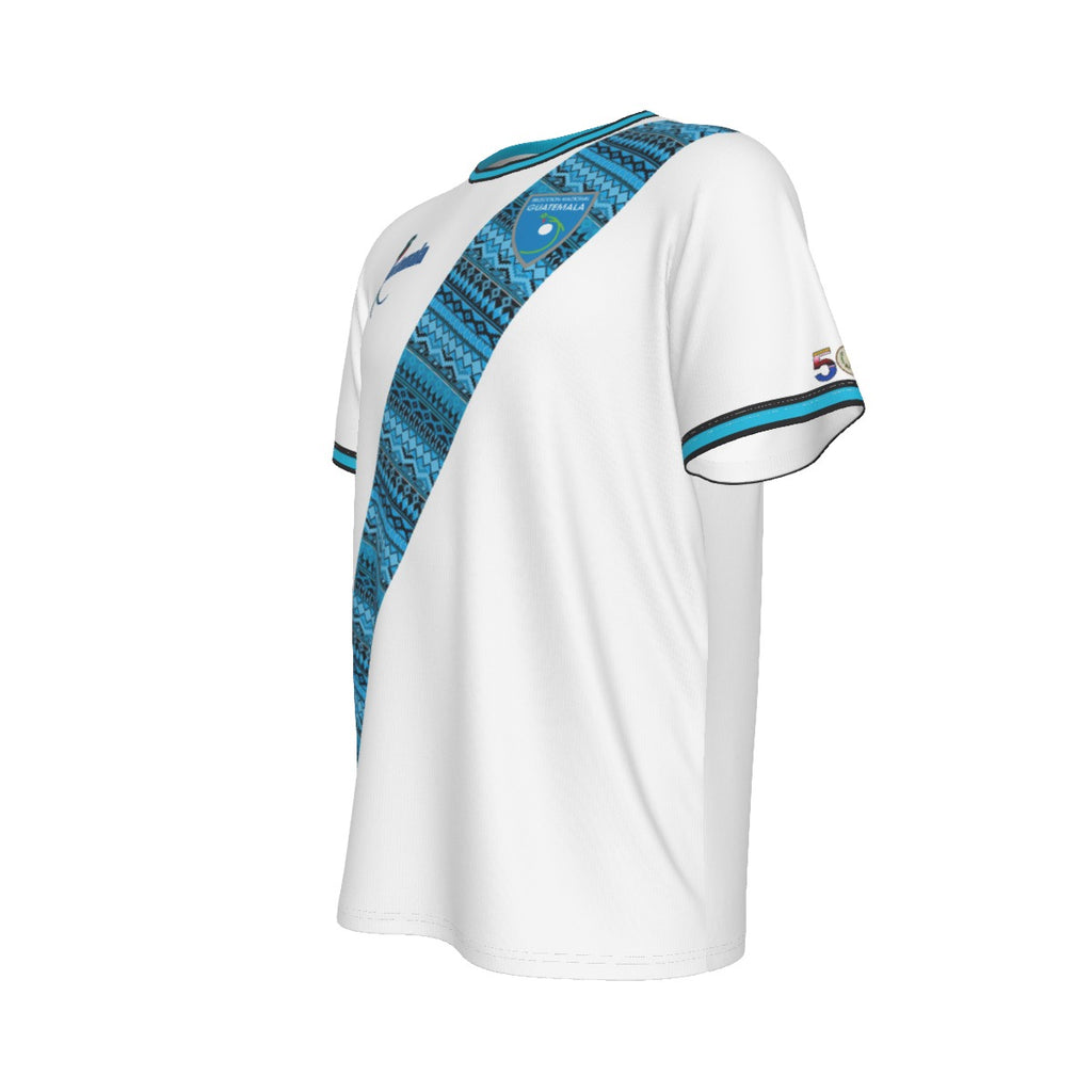 Camiseta Guatemala Franja Maya Azul Orgullo Chapin