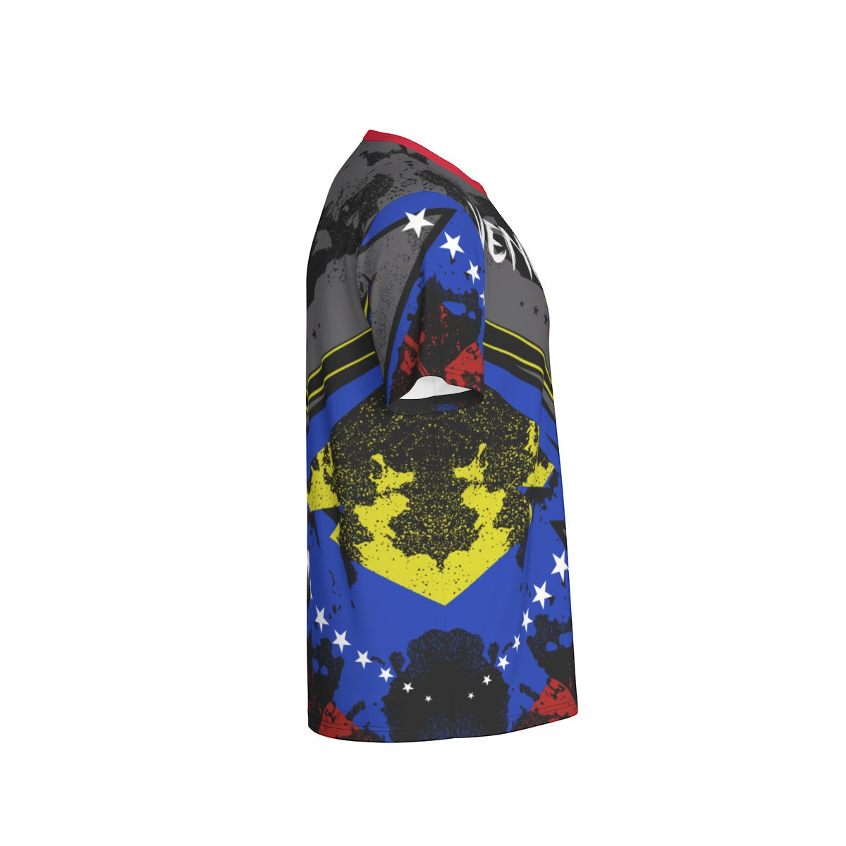 Camiseta Venezuela Streetwear Tricolor – Energía Urbana Hombre