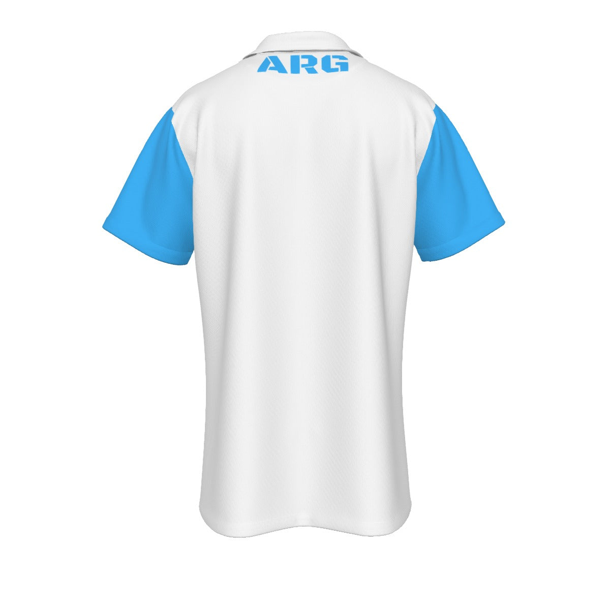 Polo Golf deportivo Argentina Celeste y Sol saliente