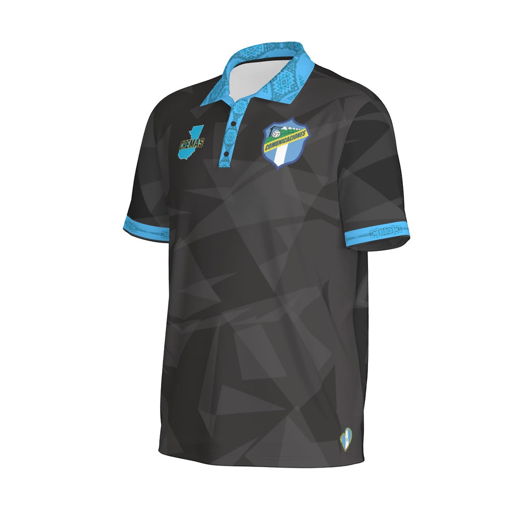 Camiseta Tipo Polo Guatemala Comunicaciones /Cremas Streetwear – Estilo Urbano Deportivo (Hombre)