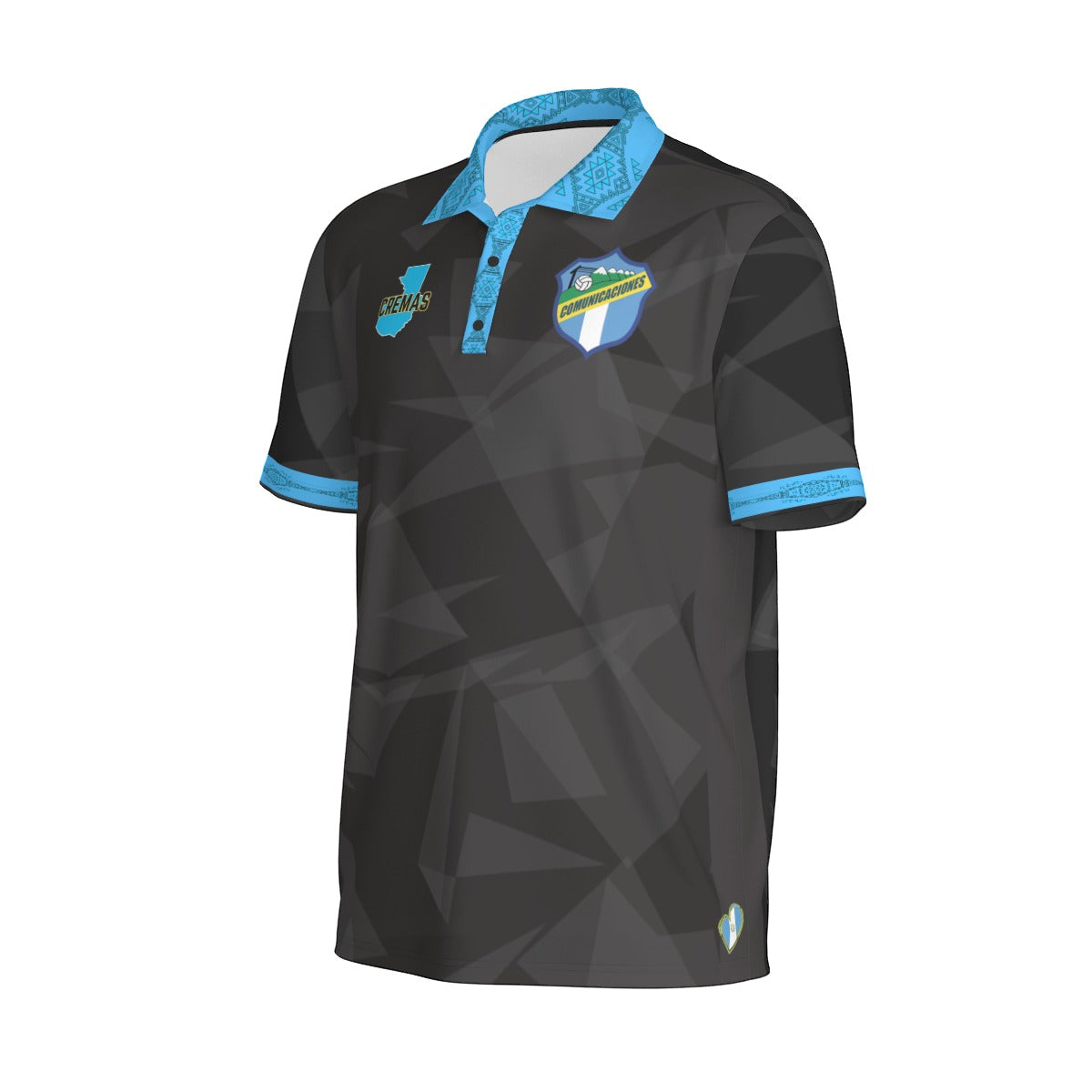 Camiseta Tipo Polo Guatemala Comunicaciones /Cremas Streetwear – Estilo Urbano Deportivo (Hombre)